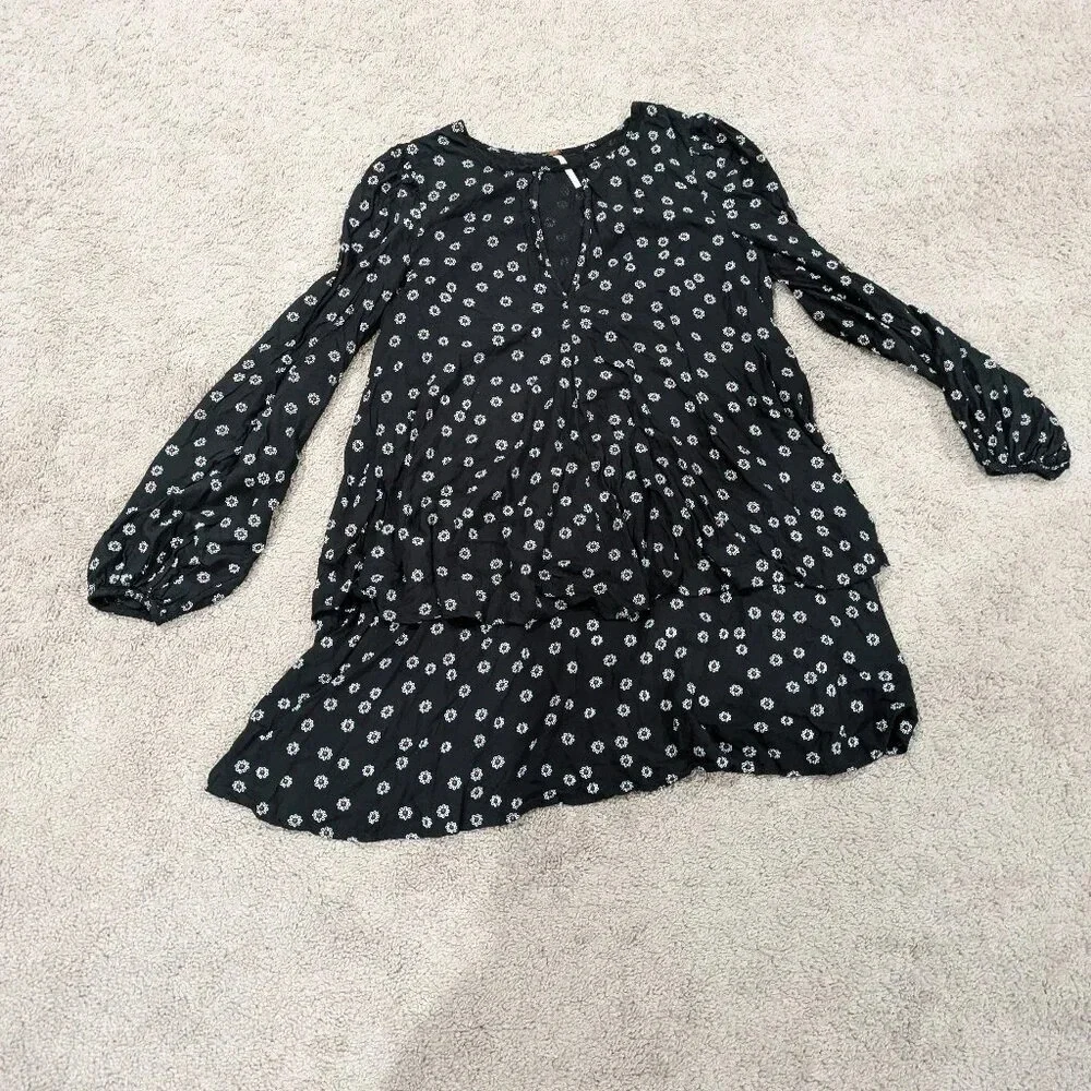 free people flowy mini dress For The Moment Mini Dress by free-est at Free People in Brown, Size: S